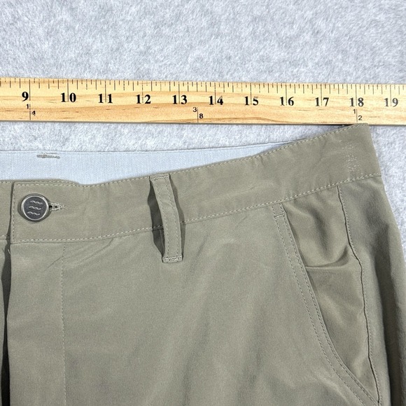 Free Fly Shorts Mens‎ 36 Performance Chino Lightweight Stretch Golf Beige Khaki - Picture 9 of 12